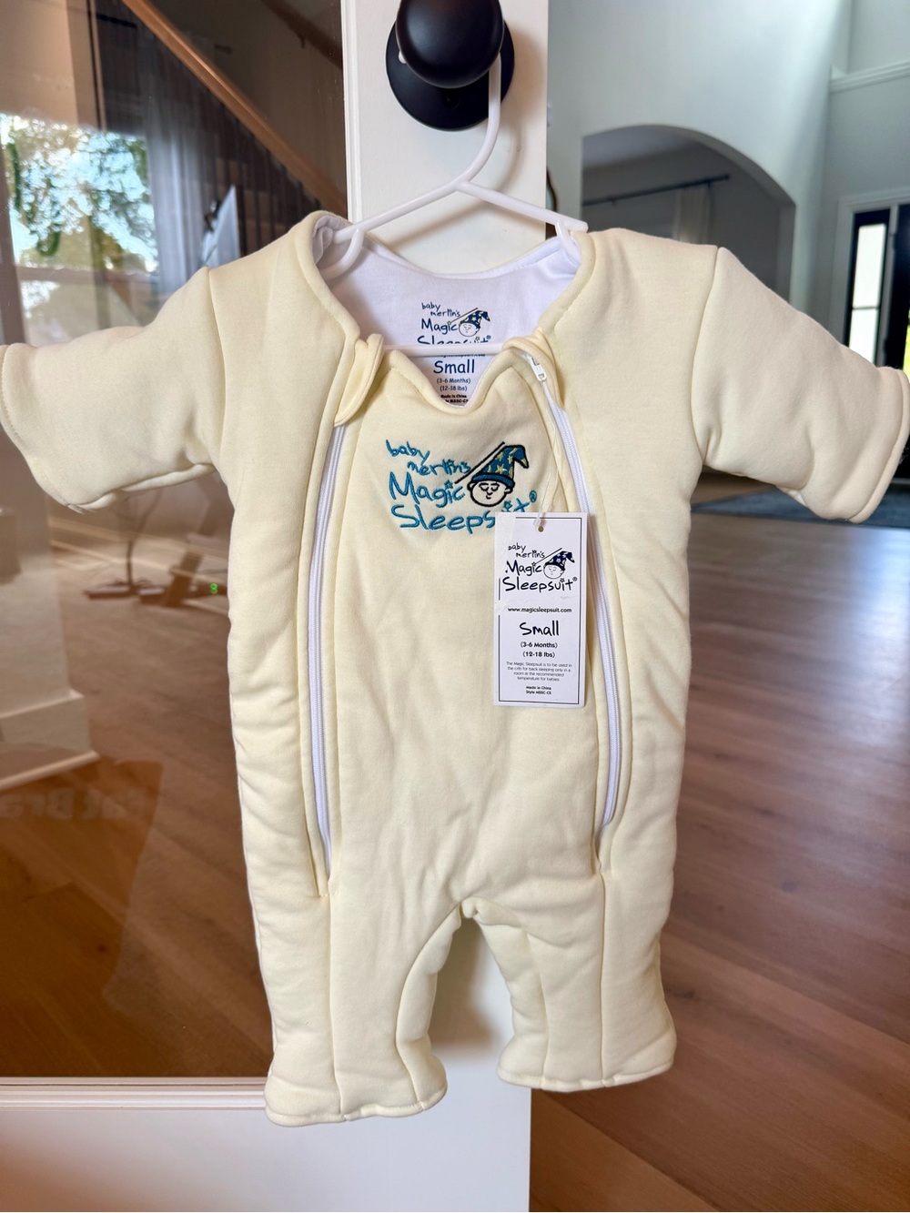 Baby Merlin Magic Sleepsuit Small - Cotton One-Piece Sleeper
